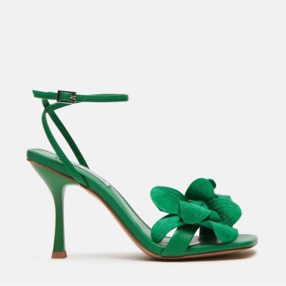 Suede Green High Heels STEVE MADDEN